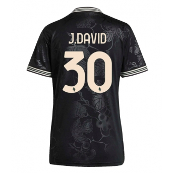 Billige Fotballdrakt Juventus Jonathan David #30 Replika Tredjedrakt Dame 2025-26 Kortermet